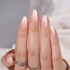 image:imageBTArtbox Press On Nails Almond Short French Tip Nails 32 Pcs Full KitA1 Nudies