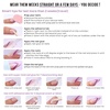 image:imageBTArtbox Press On Nails Almond Short French Tip Nails 32 Pcs Full KitA1 Nudies
