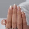 image:imageBTArtbox Press On Nails Almond Short French Tip Nails 32 Pcs Full KitA1Cream Soda