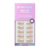 image:imageBTArtbox Press On Nails Almond Short French Tip Nails 32 Pcs Full KitA1Cream Soda