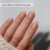 image:imageBTArtbox Press On Nails Almond Short French Tip Nails 32 Pcs Full KitA1Glow Mates