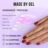 image:imageBTArtbox Press On Nails Almond Short French Tip Nails 32 Pcs Full KitA1Hot Love