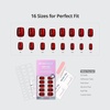 image:imageBTArtbox Press On Nails Almond Short French Tip Nails 32 Pcs Full KitA1Hot Love