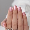 image:imageBTArtbox Press On Nails Almond Short French Tip Nails 32 Pcs Full KitA1Lotus Glazed