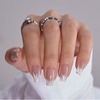 image:imageBTArtbox Press On Nails Almond Short French Tip Nails 32 Pcs Full KitA1Milky Way