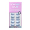 image:imageBTArtbox Press On Nails Almond Short French Tip Nails 32 Pcs Full KitA1Ocean Glazed