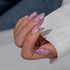 image:imageBTArtbox Press On Nails Almond Short French Tip Nails 32 Pcs Full KitA2Mermaid Tail