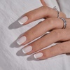 image:imageBTArtbox Press On Nails Almond Short French Tip Nails 32 Pcs Full KitAClassic French