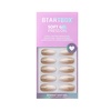 image:imageBTArtbox Press On Nails Almond Short French Tip Nails 32 Pcs Full KitB2Champagne Frost