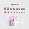 image:imageBTArtbox Press On Nails Almond Short French Tip Nails 32 Pcs Full KitB9Edge Play