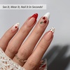 image:imageBTArtbox Press On Nails Almond Short French Tip Nails 32 Pcs Full KitBPinky Swear
