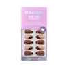 image:imageBTArtbox Press On Nails Almond Short French Tip Nails 32 Pcs Full KitC  Amber Hoops
