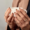 image:imageBTArtbox Press On Nails Almond Short French Tip Nails 32 Pcs Full KitC  Espresso Leopard