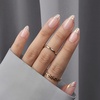 image:imageBTArtbox Press On Nails Almond Short French Tip Nails 32 Pcs Full KitDAthena