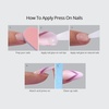 image:imageBTArtbox Press On Nails Almond Short French Tip Nails 32 Pcs Full KitGilder Roar