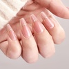 image:imageBTArtbox Press On Nails Almond Short French Tip Nails 32 Pcs Full KitPGilded French