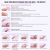 image:imageBTArtbox Press On Nails Almond Short French Tip Nails 32 Pcs Full KitPGilded French