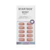 image:imageBTArtbox Press On Nails Almond Short French Tip Nails 32 Pcs Full KitUGold Dust