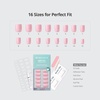 image:imageBTArtbox Press On Nails Short Almond White Glue On Nails 32Pcs Full KitA1Mom Grace