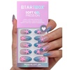 image:imageBTArtbox Press On Nails Short Almond White Glue On Nails 32Pcs Full KitA1Star Shore