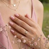 image:imageBTArtbox Press On Nails Short Almond White Glue On Nails 32Pcs Full KitA2Petalfall