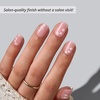 image:imageBTArtbox Press On Nails Short Almond White Glue On Nails 32Pcs Full KitA2Petalfall