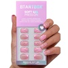 image:imageBTArtbox Press On Nails Short Almond White Glue On Nails 32Pcs Full KitA2Shell Glow