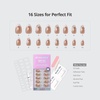 image:imageBTArtbox Press On Nails Short Almond White Glue On Nails 32Pcs Full KitA2The Big Day