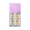 image:imageBTArtbox Press On Nails Short Almond White Glue On Nails 32Pcs Full KitA4Blueberry Rain