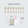image:imageBTArtbox Press On Nails Short Almond White Glue On Nails 32Pcs Full KitA4Fresh Reset