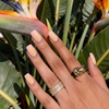 image:imageBTArtbox Press On Nails Short Almond White Glue On Nails 32Pcs Full KitA4Twilight Ease