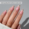 image:imageBTArtbox Press On Nails Short Almond White Glue On Nails 32Pcs Full KitA5Wild Bloomery