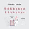 image:imageBTArtbox Press On Nails Short Almond White Glue On Nails 32Pcs Full KitB1Your Highlight