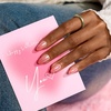 image:imageBTArtbox Press On Nails Short Almond White Glue On Nails 32Pcs Full KitB2First Glimpse