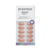 image:imageBTArtbox Press On Nails Short Almond White Glue On Nails 32Pcs Full KitB4Sunlit Grace