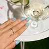 image:imageBTArtbox Press On Nails Short Almond White Glue On Nails 32Pcs Full KitBlue Lagoon